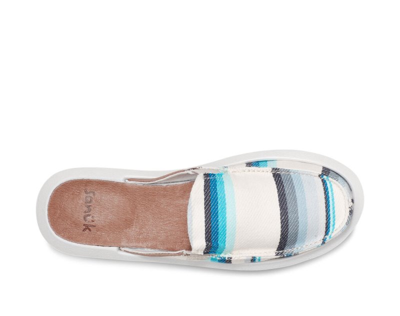 Sanuk You Got My Back Blanket Sustainable Slip On Women's Sidewalk Surfers Blue | Canada 172VRW